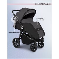 Коляска прогулочная «книга» Sweet Baby Contente Plus Basic (серый) - Превью изображения №10 — Интернет-магазин ПроЗаказ