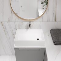 Умывальник Lauter 21518-1 + клапан 21190W + сифон 21635W (белый матовый) - Превью изображения №7 — Интернет-магазин ПроЗаказ