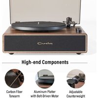 Виниловый проигрыватель Crosley Stave Walnut - Превью изображения №3 — Интернет-магазин ПроЗаказ
