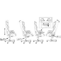 Игровое (геймерское) кресло Knight Armor (черный) - Превью изображения №26 — Интернет-магазин ПроЗаказ