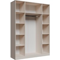 Шкаф распашной ДСВ МС Пальма 1600 (сатин) - Превью изображения №2 — Интернет-магазин ПроЗаказ