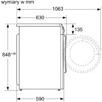 Стирально-сушильная машина Bosch Serie 4 WNA13401PL - Превью изображения №8 — Интернет-магазин ПроЗаказ