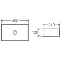 Умывальник D&K Berlin DT1430816 (белый) - Превью изображения №3 — Интернет-магазин ПроЗаказ