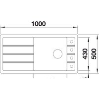 Кухонная мойка Blanco FARON XL 6 S 524803 - Превью изображения №3 — Интернет-магазин ПроЗаказ