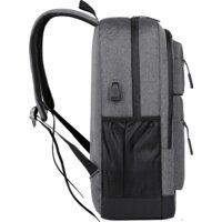 Городской рюкзак Miru Sallerus 15.6 (серый) - Превью изображения №3 — Интернет-магазин ПроЗаказ