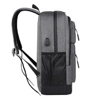 Городской рюкзак Miru Sallerus 15.6 (серый) - Превью изображения №13 — Интернет-магазин ПроЗаказ