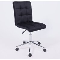 Офисное кресло AksHome Роза квадрат (велюр, черный) - Превью изображения №2 — Интернет-магазин ПроЗаказ