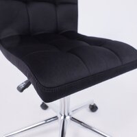 Офисное кресло AksHome Роза квадрат (велюр, черный) - Превью изображения №8 — Интернет-магазин ПроЗаказ