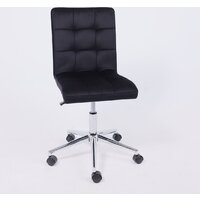 Офисное кресло AksHome Роза квадрат (велюр, черный) - Превью изображения №3 — Интернет-магазин ПроЗаказ