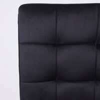 Офисное кресло AksHome Роза квадрат (велюр, черный) - Превью изображения №12 — Интернет-магазин ПроЗаказ