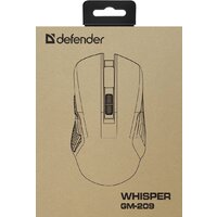 Игровая мышь Defender Whisper GM-209 (черный) - Превью изображения №8 — Интернет-магазин ПроЗаказ
