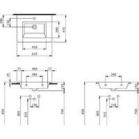 Умывальник Berges Wasserhaus Ego 60x47.5 182004 - Превью изображения №2 — Интернет-магазин ПроЗаказ