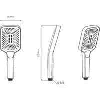 Душевая система  Vincea VSFW-4311BG - Превью изображения №14 — Интернет-магазин ПроЗаказ