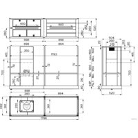 Кухонная вытяжка Faber T-Shelf EV8 BK Matt A180 325.0606.131 - Превью изображения №7 — Интернет-магазин ПроЗаказ