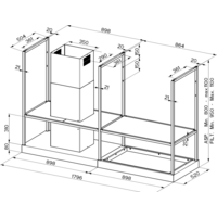 Кухонная вытяжка Faber T-Shelf EV8 BK Matt A180 325.0606.131 - Превью изображения №6 — Интернет-магазин ПроЗаказ