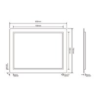  Roxen Зеркало Irida 510185-90 90х70 - Превью изображения №9 — Интернет-магазин ПроЗаказ