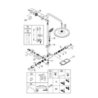 Душевая система  Grohe Vitalio Joy 310 26401001 - Превью изображения №12 — Интернет-магазин ПроЗаказ