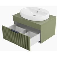  Brevita Тумба под умывальник Enfida 70 ENF-06070-0841Я (зеленый матовый) - Превью изображения №4 — Интернет-магазин ПроЗаказ