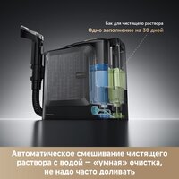 Пылесос Dreame Portable Carpet Spot Cleaner N20 Steam HNR27A (евровилка, черный) - Превью изображения №17 — Интернет-магазин ПроЗаказ
