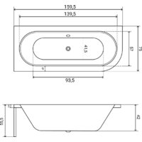 Ванна Lauter Bliss 160х75 L 21201061L - Превью изображения №28 — Интернет-магазин ПроЗаказ