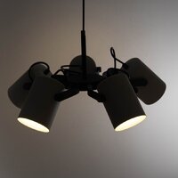Подвесная люстра Элетех Гамма 251 НСБ 01-5х60-140 1005405349 (черно-белый муар) - Превью изображения №7 — Интернет-магазин ПроЗаказ