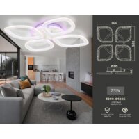 Припотолочная люстра Ambrella light Acrylica FA4501 - Превью изображения №8 — Интернет-магазин ПроЗаказ