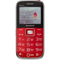 Кнопочный телефон Maxvi B6ds up (красный) - Превью изображения №4 — Интернет-магазин ПроЗаказ