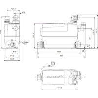 Канализационная установка Grundfos Sololift2 C-3 - Превью изображения №2 — Интернет-магазин ПроЗаказ