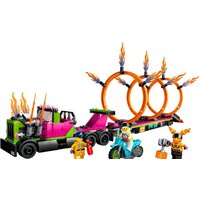 Конструктор LEGO City 60357 Трюковый грузовик и огненное кольцо - Превью изображения №3 — Интернет-магазин ПроЗаказ