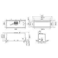 Кухонная вытяжка Jetair Plane LUX BL/A/52 - Превью изображения №3 — Интернет-магазин ПроЗаказ