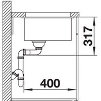 Кухонная мойка Blanco Etagon 700-U (кофе) 525176 - Превью изображения №3 — Интернет-магазин ПроЗаказ
