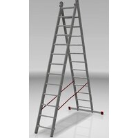 Лестница-стремянка Новая высота NV 522 двухсекционная индустриальная 2x13 ступеней - Превью изображения №3 — Интернет-магазин ПроЗаказ