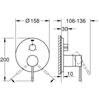 Смеситель без скрытого механизма Grohe Essence 24092GN1 (холодный рассвет, матовый) - Превью изображения №4 — Интернет-магазин ПроЗаказ