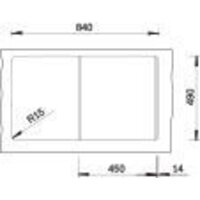 Кухонная мойка Blanco Zenar 45 S 527178 (правая, мягкий белый) - Превью изображения №4 — Интернет-магазин ПроЗаказ