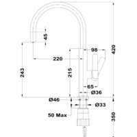 Смеситель TEKA Maestro 116030046 - Превью изображения №3 — Интернет-магазин ПроЗаказ