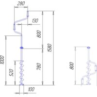 Ручной ледобур Тонар ЛР-100Д - Превью изображения №3 — Интернет-магазин ПроЗаказ