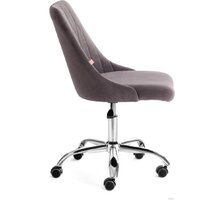 Офисное кресло TetChair Swan (флок, серый) - Превью изображения №2 — Интернет-магазин ПроЗаказ