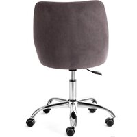 Офисное кресло TetChair Swan (флок, серый) - Превью изображения №4 — Интернет-магазин ПроЗаказ