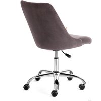 Офисное кресло TetChair Swan (флок, серый) - Превью изображения №3 — Интернет-магазин ПроЗаказ