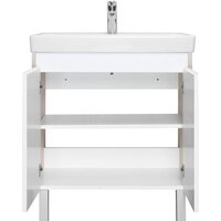  Акватон Тумба с умывальником Сканди Doors 70 1A2789K0SDB20 (белый/дуб верона) - Превью изображения №2 — Интернет-магазин ПроЗаказ