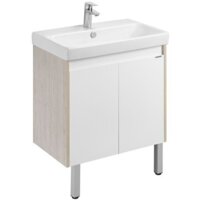  Акватон Тумба с умывальником Сканди Doors 70 1A2789K0SDB20 (белый/дуб верона) - Превью изображения №3 — Интернет-магазин ПроЗаказ