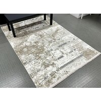 Ковер для жилой комнаты Radjab Carpet Валенсия Прямоугольник 10529RK 1.2x1.8 (cream/vizon) - Превью изображения №3 — Интернет-магазин ПроЗаказ