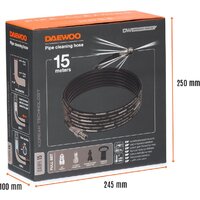 Шланг для прочистки труб Daewoo Power DAWH 15 - Превью изображения №5 — Интернет-магазин ПроЗаказ