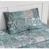 1.5-спальный комплект постельного белья Экономь и Я Blue Mosaic 9627250 - Превью изображения №2 — Интернет-магазин ПроЗаказ