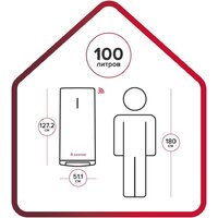 Накопительный электрический водонагреватель Ariston Velis Lux Abse Dry Wifi 100 - Превью изображения №6 — Интернет-магазин ПроЗаказ