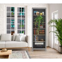 Стеллаж Mio Tesoro Сага 70 2.08.07.110.15 (серый/ясень) - Превью изображения №4 — Интернет-магазин ПроЗаказ