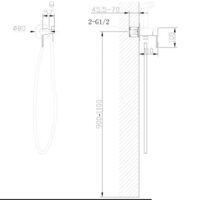 Гигиенический душ Abber Wasser Kreis AF8125RG (розовое золото) - Превью изображения №4 — Интернет-магазин ПроЗаказ