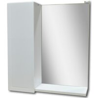 Гамма Шкаф с зеркалом для ванной 55.9 (левый)
