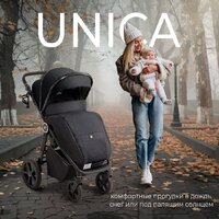 Коляска прогулочная «книга» Sweet Baby Unica (черный) - Превью изображения №2 — Интернет-магазин ПроЗаказ