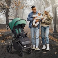 Коляска прогулочная «книга» Sweet Baby Unica (черный) - Превью изображения №14 — Интернет-магазин ПроЗаказ